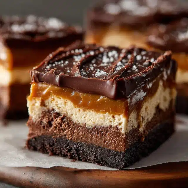 Dulce de Leche Chocolate Cheesecake Bars 11 11 36