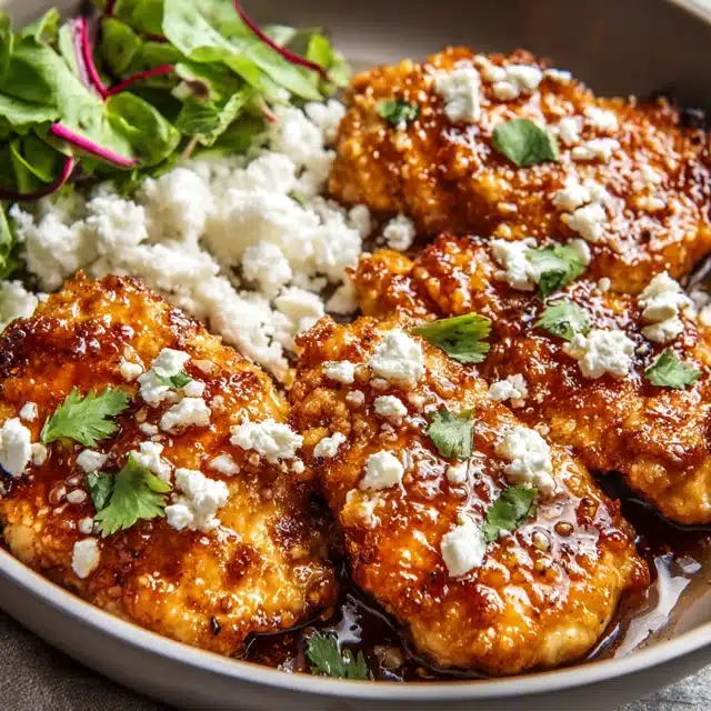 Crispy Hot Honey Feta Chicken 11 11 69