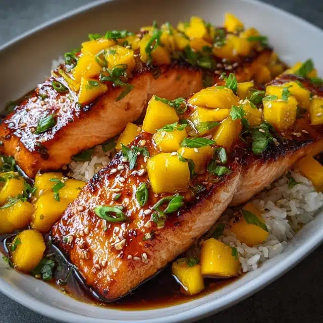 Mango Teriyaki Salmon 11 11 87