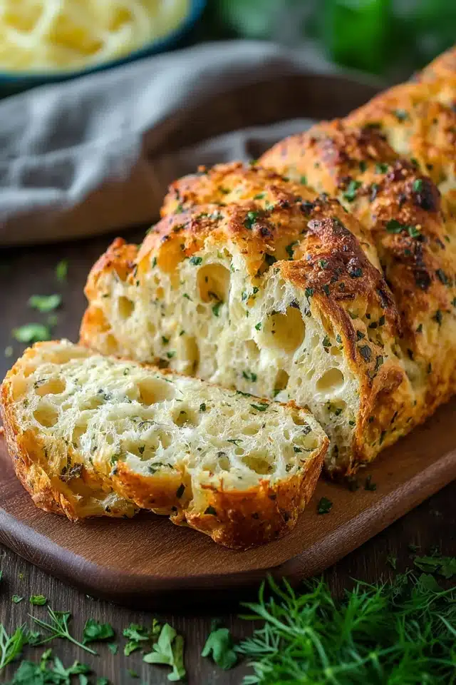 Italian Herbs and Cheese Bread 17 44 38