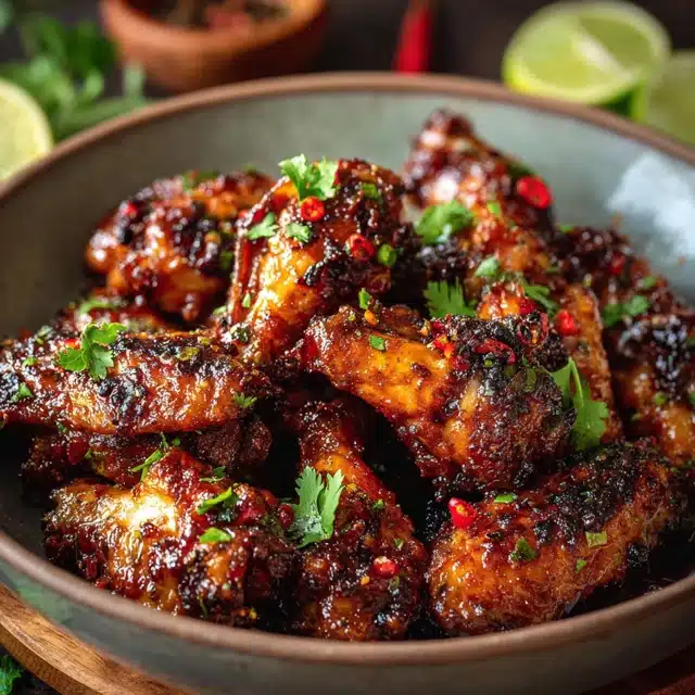 Honey Garlic Jerk Chicken Wings 11 11 110