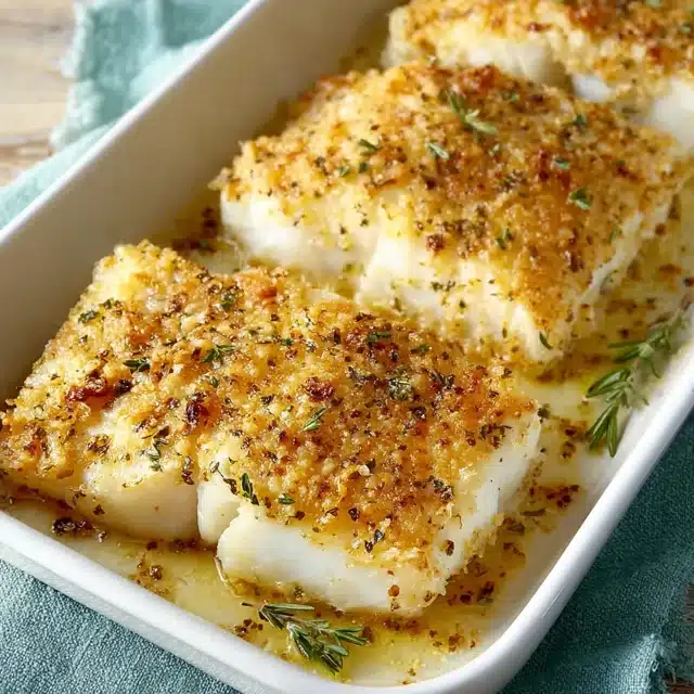 Juicy Garlic Parmesan Baked Halibut 11 11 111