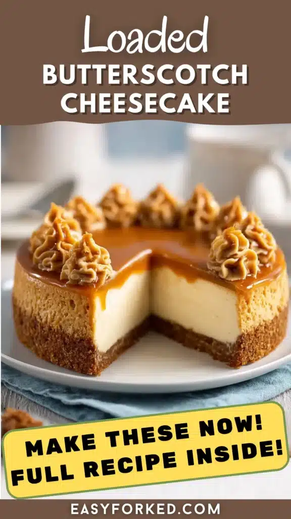 Loaded Butterscotch Cheesecake 16 2 116
