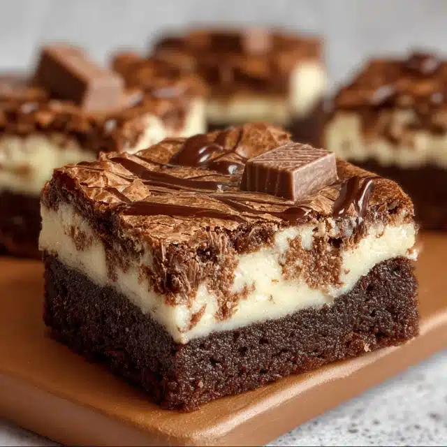 Kit Kat Cream Cheese Brownies 15 22 112