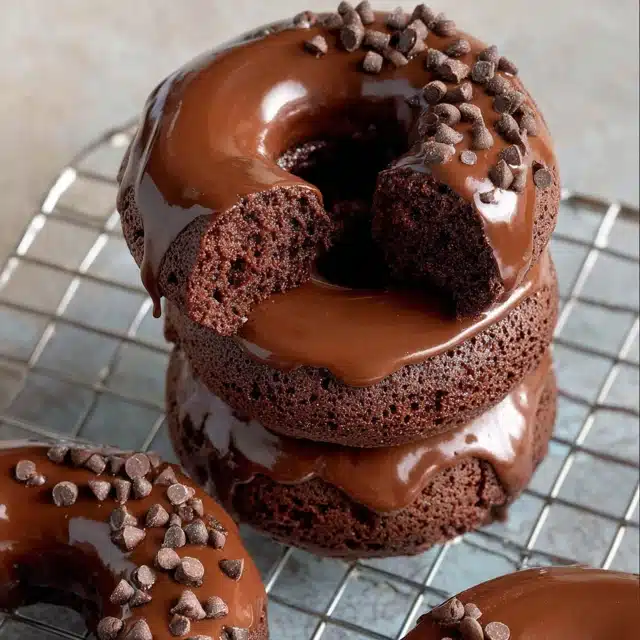 Healthy Chocolate Protein Donuts 15 22 94
