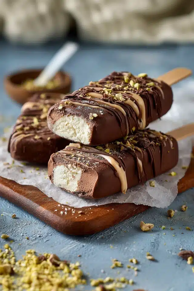 Dubai Chocolate Ice Cream Bars 18 44 129