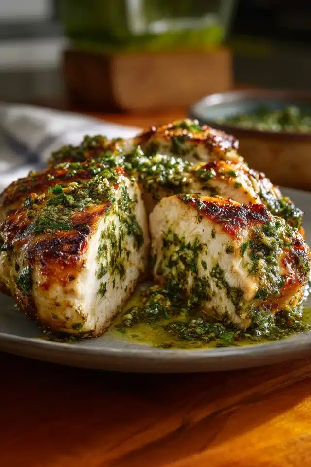 Juicy 30-Minute Chicken Pesto 17 44 86