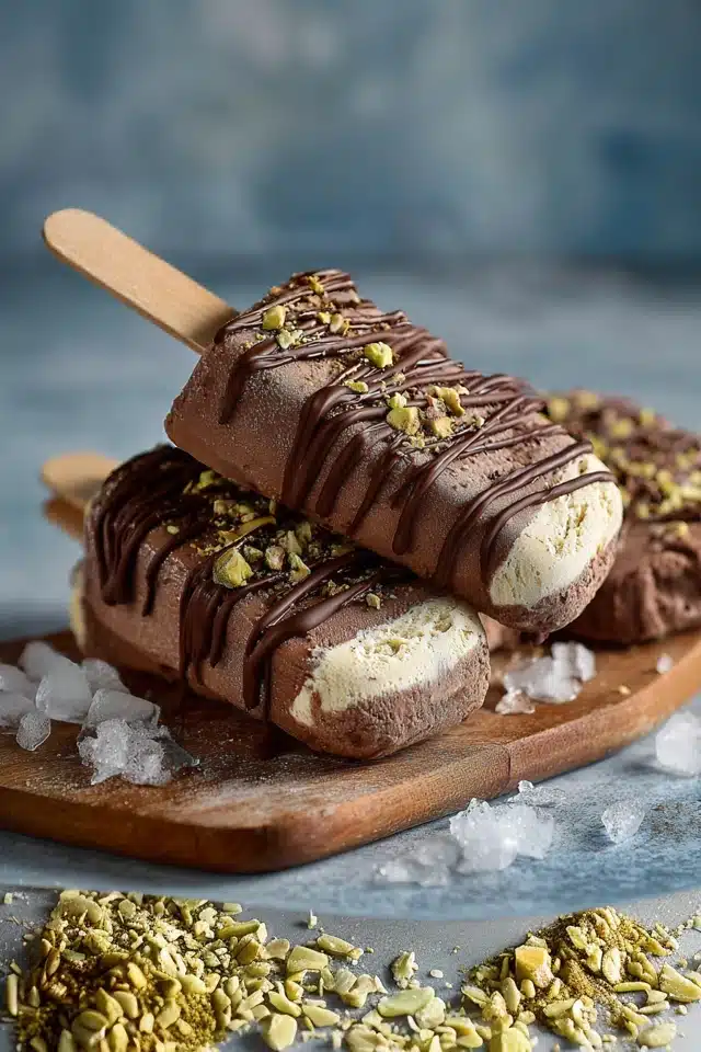 Dubai Chocolate Ice Cream Bars 11 55 127