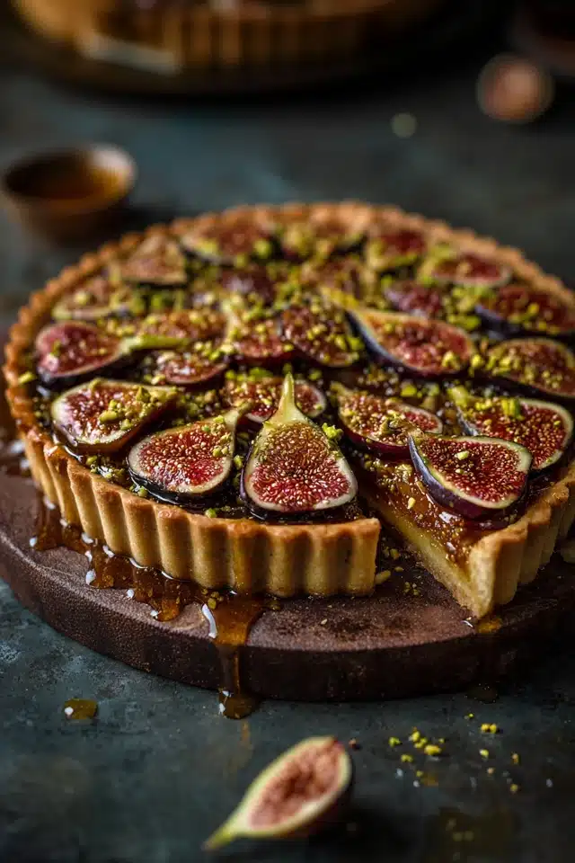 Effortless Fig Honey Pistachio Tart For Midweek Indulgence 10 55 75