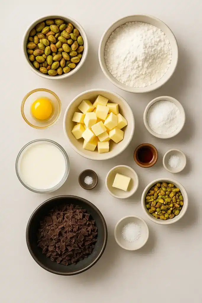 Chocolate Pistachio Tart with Ganache 13 77 52