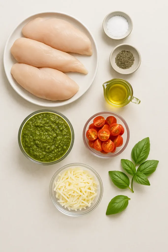 Juicy 30-Minute Chicken Pesto 13 77 63