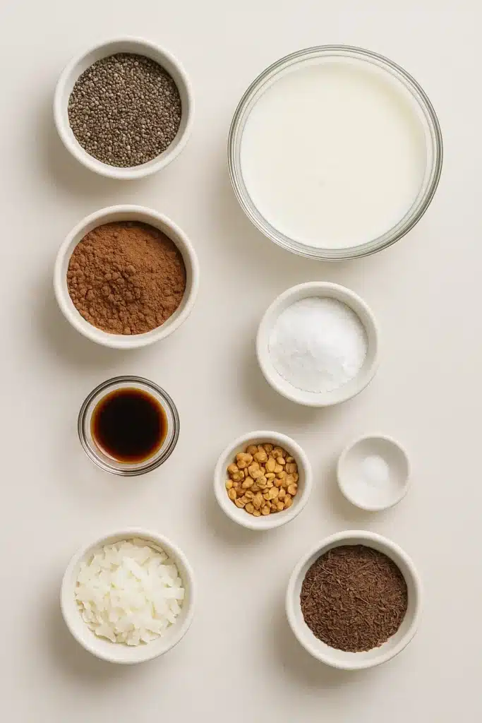 Keto Chocolate Chia Seed Pudding With Almond Milk 13 77 70