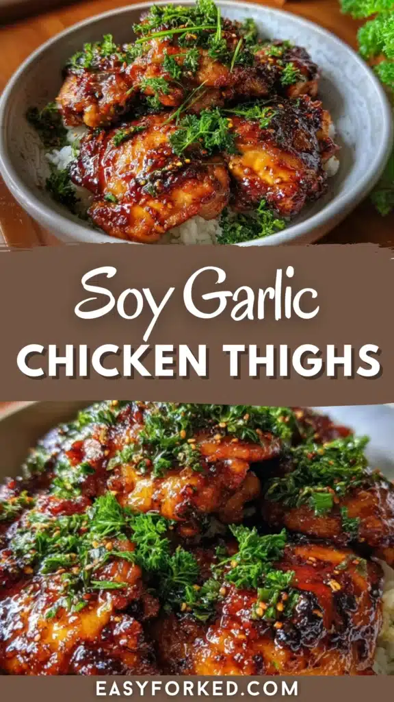 Soy Garlic Chicken Thighs 14 1 11
