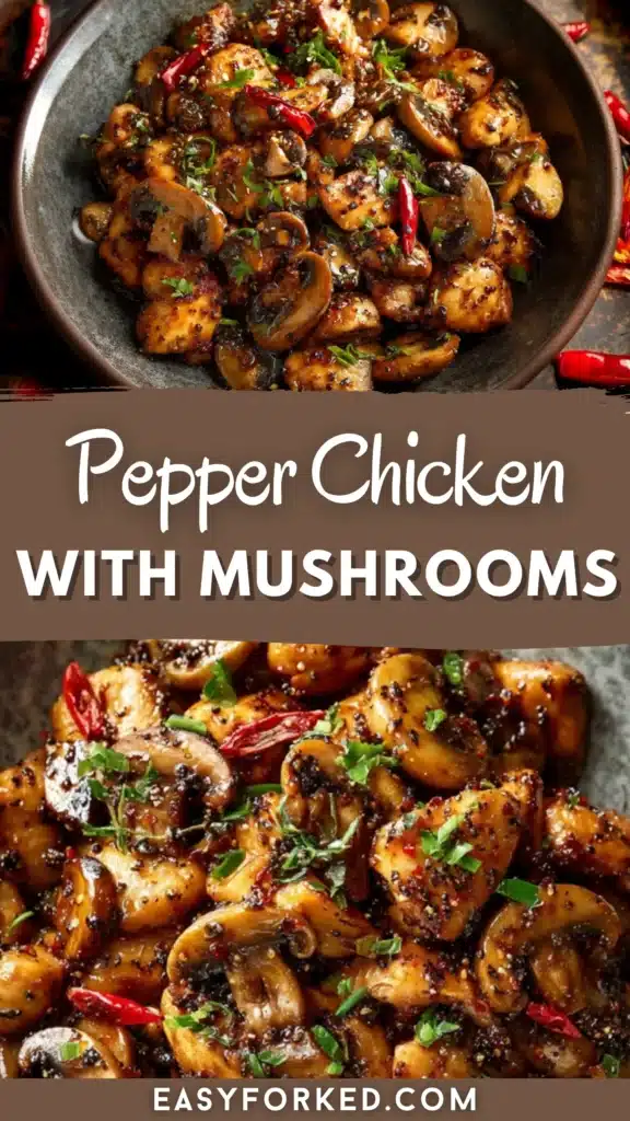 Black Pepper Chicken with Mushrooms 14 1 3
