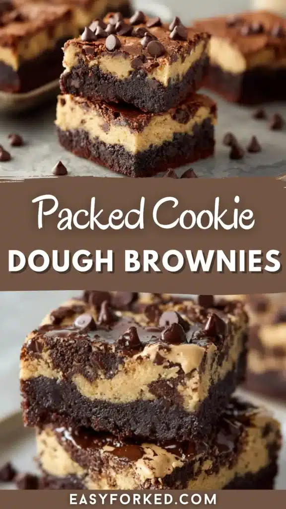 Protein Packed Cookie Dough Brownies 14 1