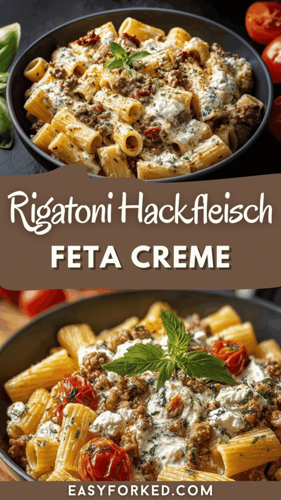 Rigatoni Hackfleisch Feta Creme 14 1 6