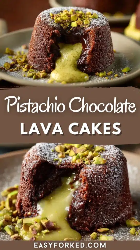 Pistachio Chocolate Lava Cakes That Melt From the Middle 14 1 7