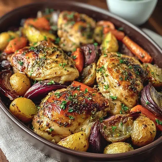 Roasted Garlic Chicken and Vegetables 11 11 63
