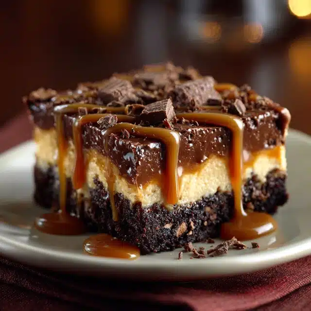 Caramel Brownie Cheesecake 11 11 64
