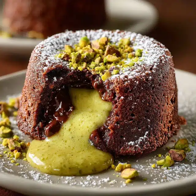 Pistachio Chocolate Lava Cakes That Melt From the Middle 11 11 7