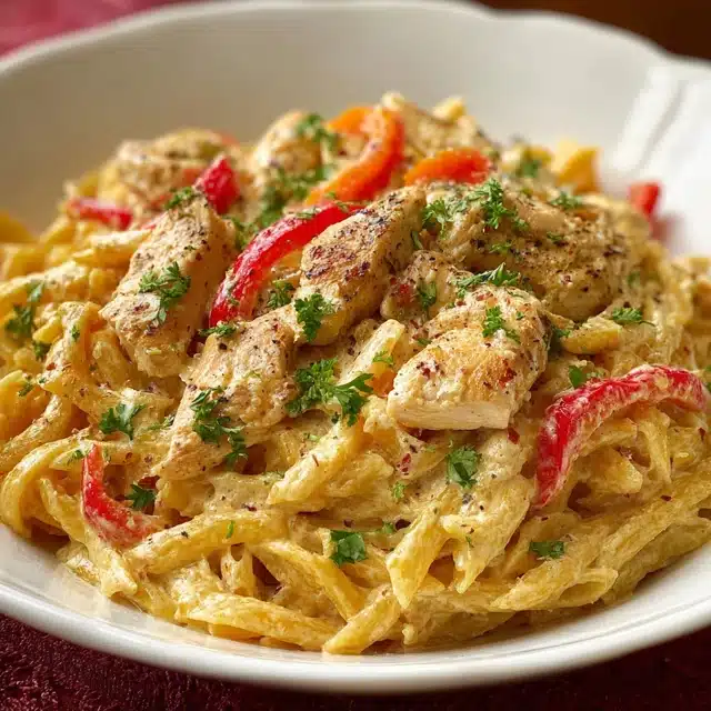 Crock Pot Creamy Cajun Chicken Pasta 11 11 77