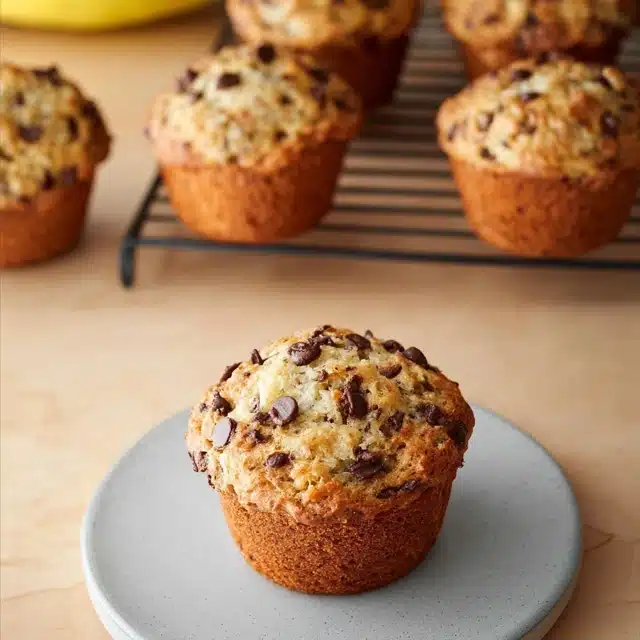 Banana Chocolate Chip Yogurt Muffins 11 11 85