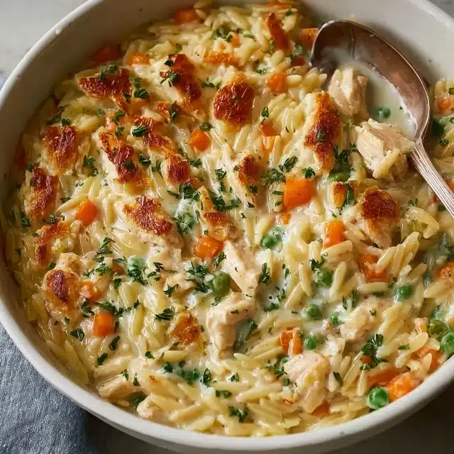 Creamy Chicken Pot Pie Orzo 11 11 91