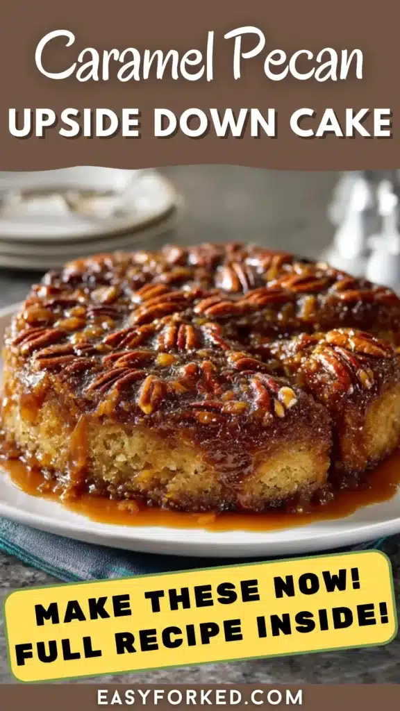 Caramel Pecan Upside Down Cake with Cinnamon Bliss 16 2 23