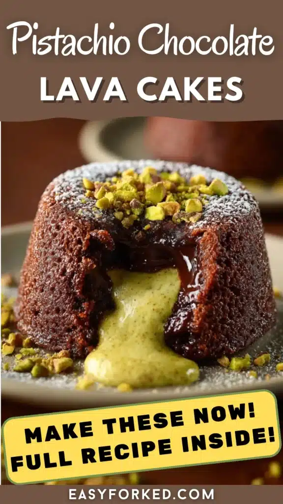 Pistachio Chocolate Lava Cakes That Melt From the Middle 16 2 7