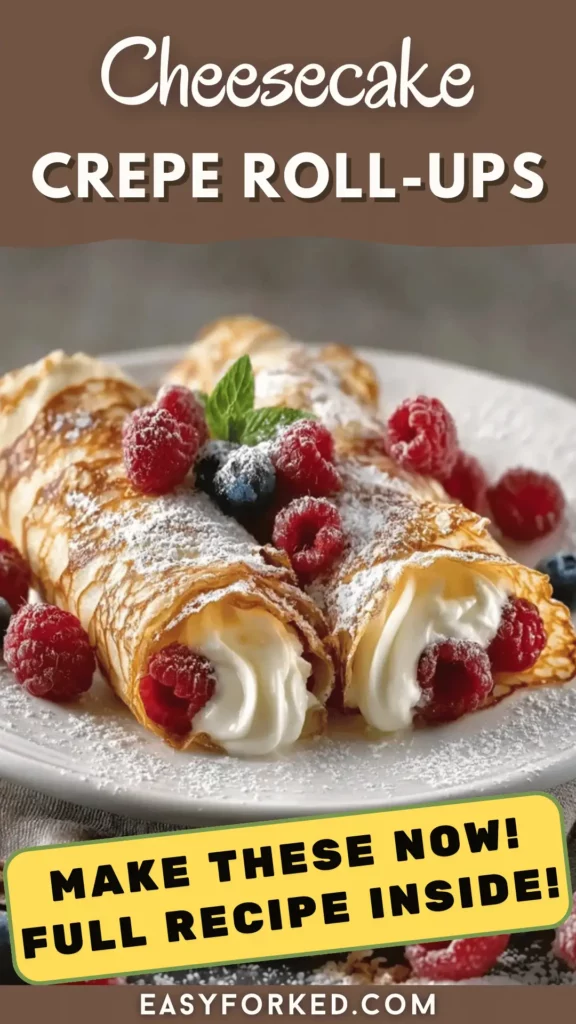 Cheesecake Crepe Roll-Ups 16 2 91