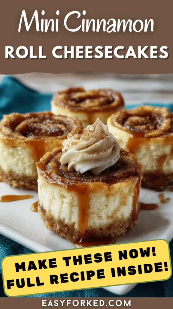 Mini Cinnamon Roll Cheesecakes 16 2 93