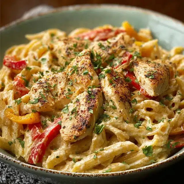 Crock Pot Creamy Cajun Chicken Pasta 15 22 77