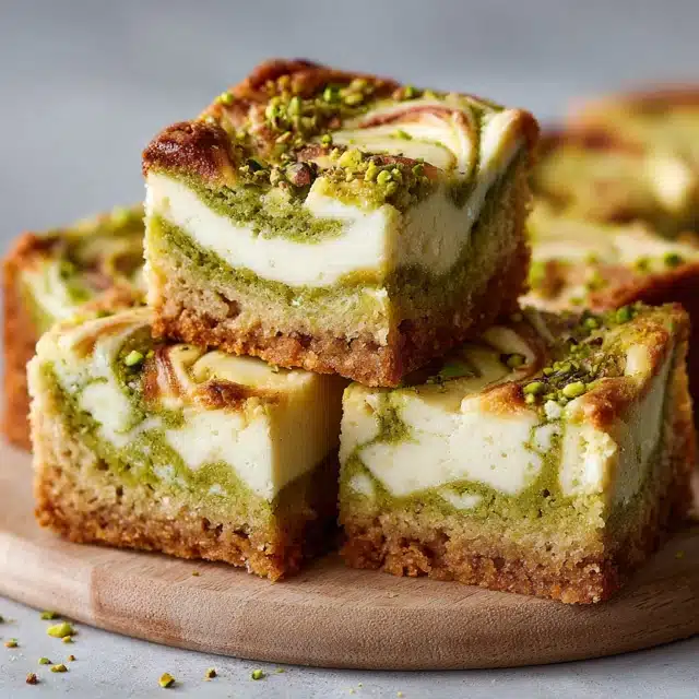 Pistachio Blondies 15 22 8