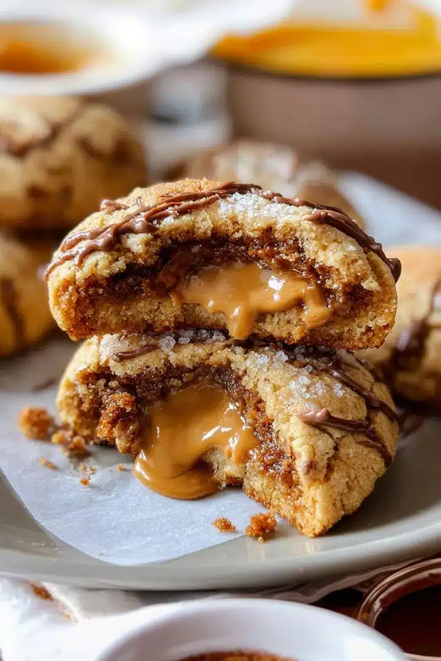 Stuffed Biscoff Butter Lava Cookies 17 44 30
