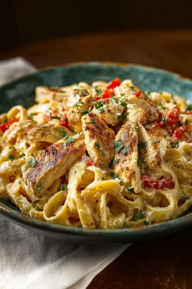 Crock Pot Creamy Cajun Chicken Pasta 17 44 77