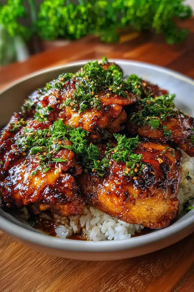 Soy Garlic Chicken Thighs 10 55 11