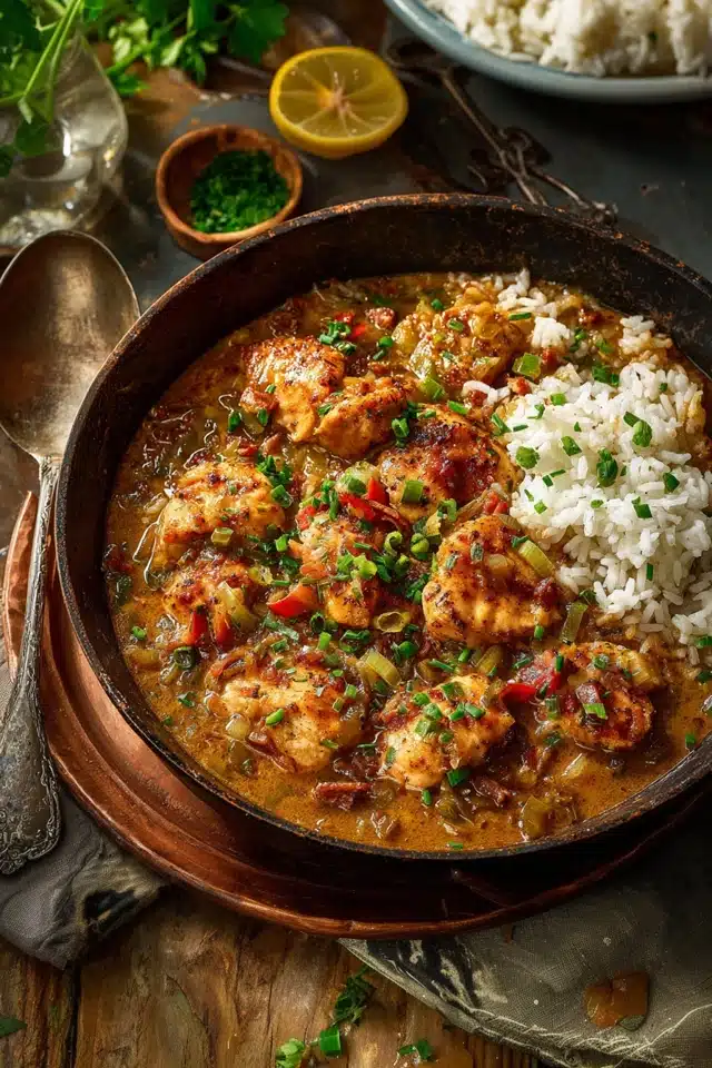 Chicken Étouffée 10 55 16