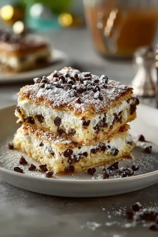 Classic Cannoli Squares 10 55 26
