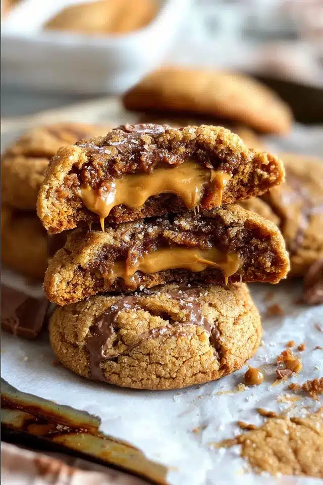 Stuffed Biscoff Butter Lava Cookies 10 55 30