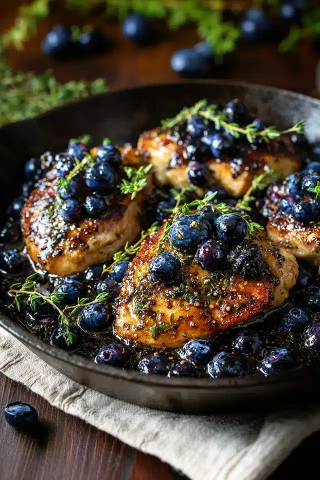 Blueberry Thyme Chicken 10 55 32