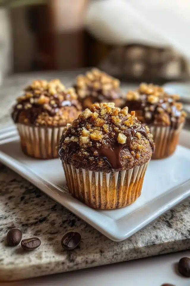 Delicious Chocolate Coffee Toffee Crunch Muffins 10 55 4