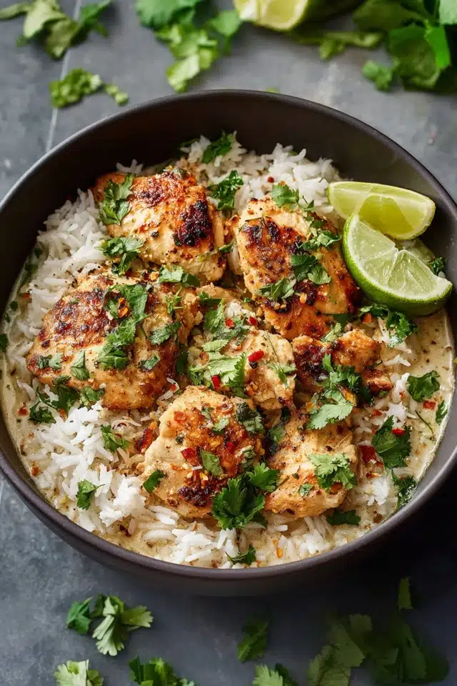 Coconut Chicken and Rice 10 55 52