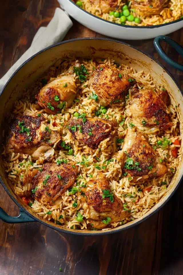 One Pot Chicken and Rice 10 55 62