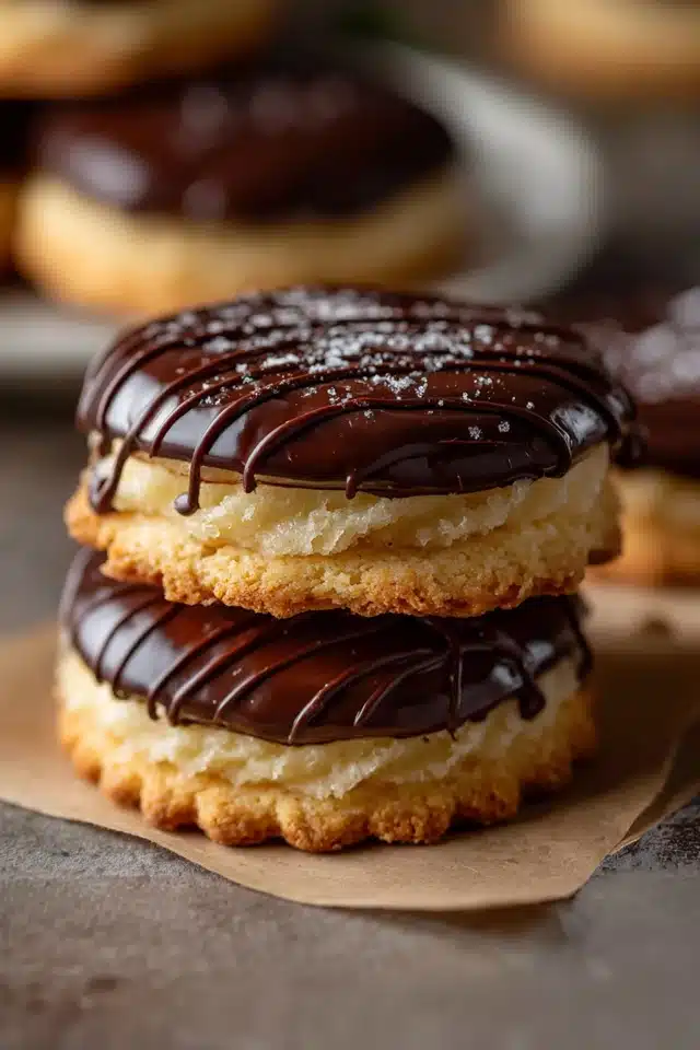 Boston Cream Pie Cookies – Decadent Chocolate Treat 10 55 82