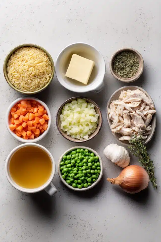 Creamy Chicken Pot Pie Orzo 13 66 4