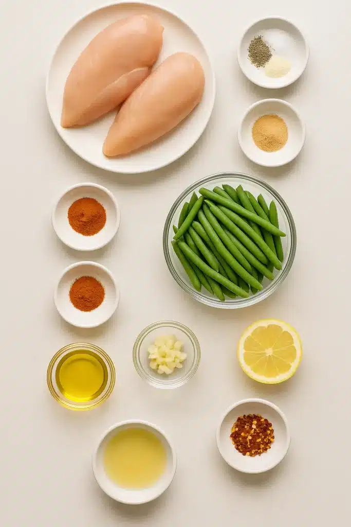 Easy Chicken Breast and Green Beans 13 77 39