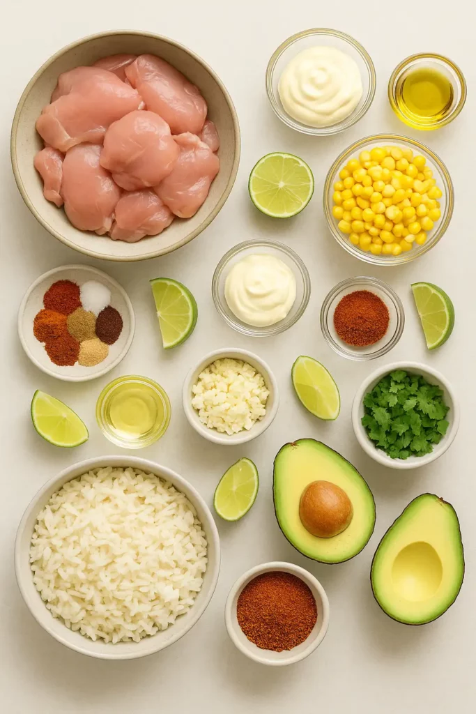 Street Corn Chicken Rice Bowl 13 77 48