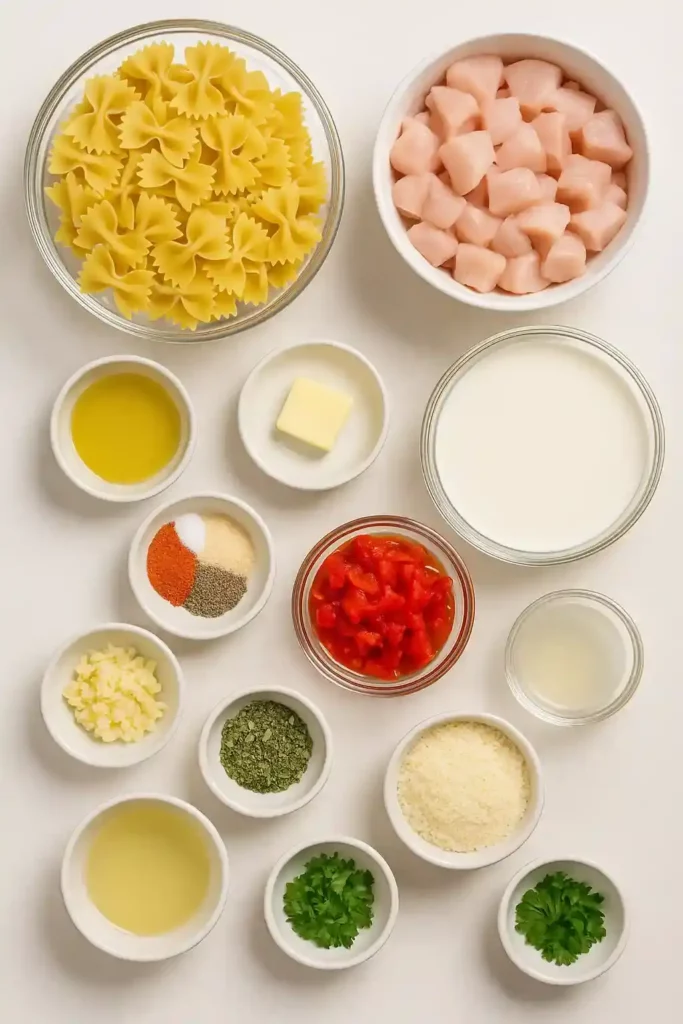 Parmesan Roasted Red Pepper Chicken Bowties 13 77 50