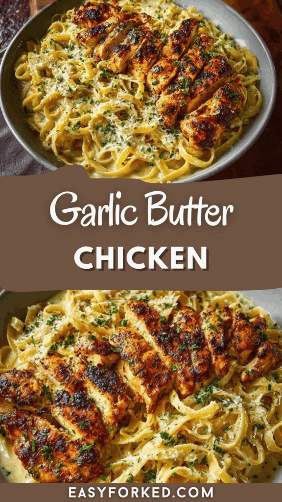 Garlic Butter Chicken with Velvety Parmesan Linguine 14 1