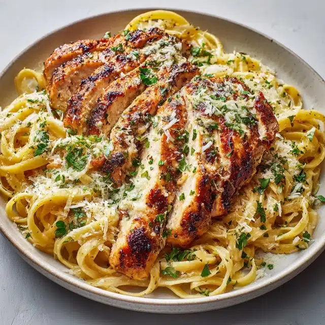 Garlic Butter Chicken with Velvety Parmesan Linguine 11 11 3